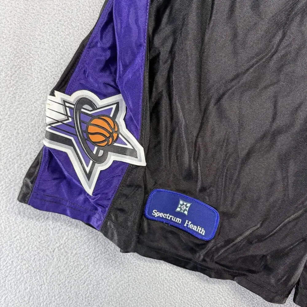Orlando Miracle Shorts Adult 46 Black Wilson Team Player Issued Patches WNBA 90s